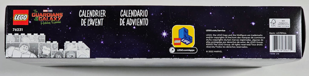 LEGO 76231 - Seasonal Guardians of the Galaxy Advent Calendar 2022 image 3