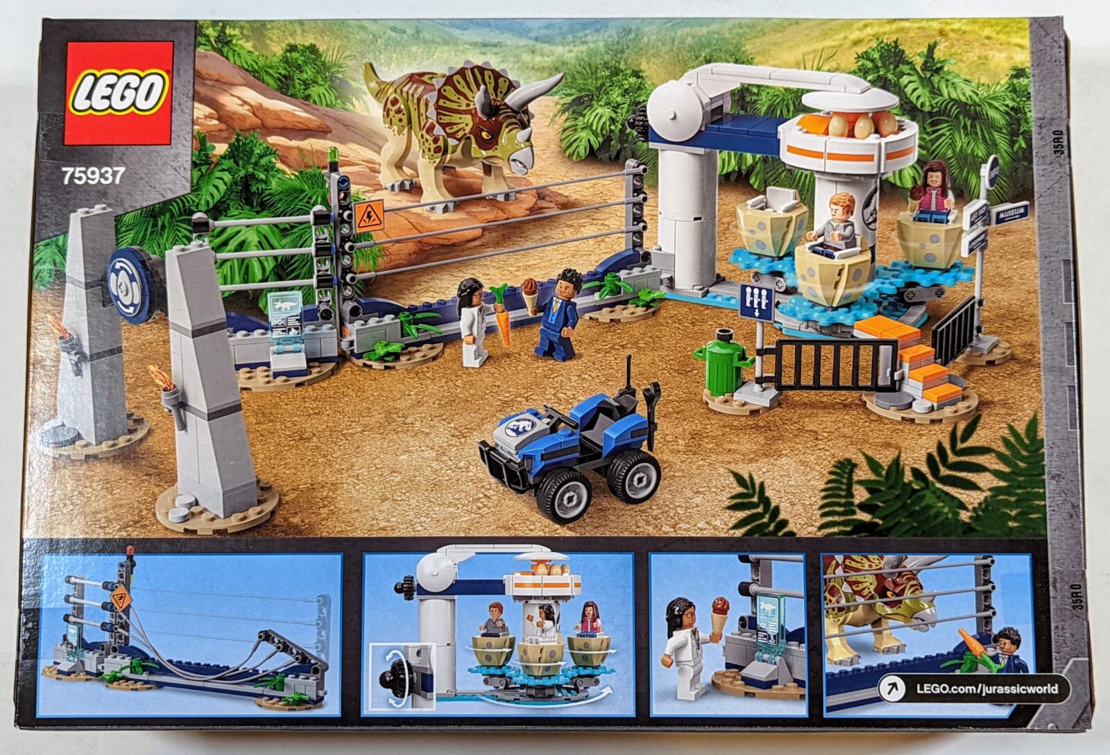 LEGO 75937 - Jurassic World Triceratops Rampage image 1