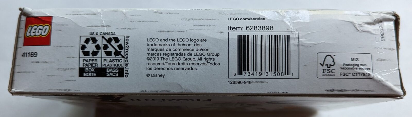 LEGO 41169 - Disney Frozen II Olaf *Box Damage* image 3