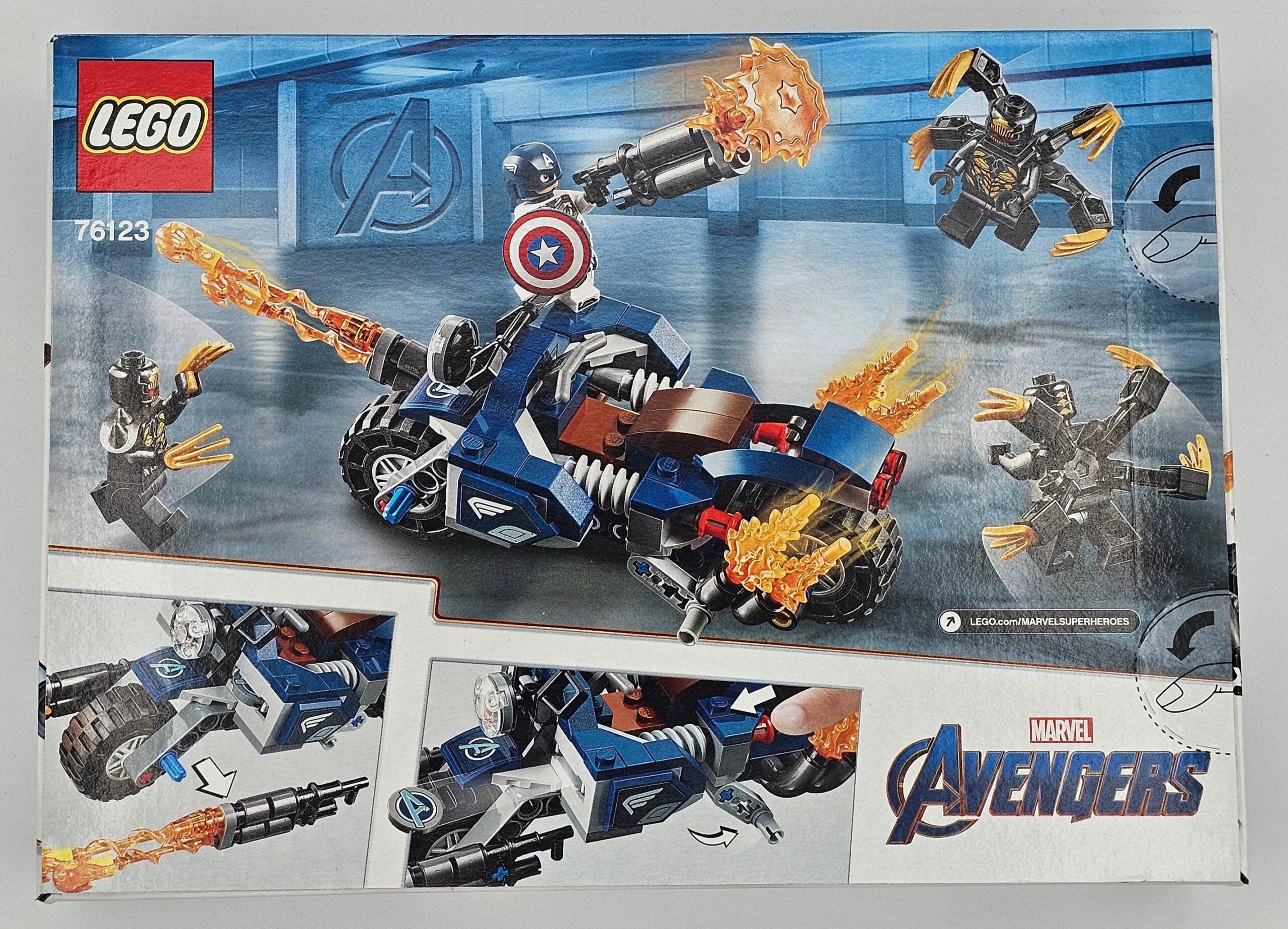 LEGO 76123 - Marvel Super Heroes Captain America: Outriders Attack image 1