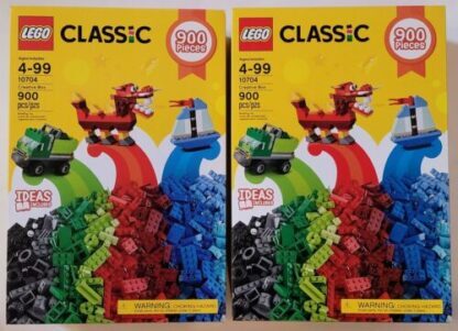 Classic 2X LEGO 10704 – Classic Creative Box – 1800 Pieces Total