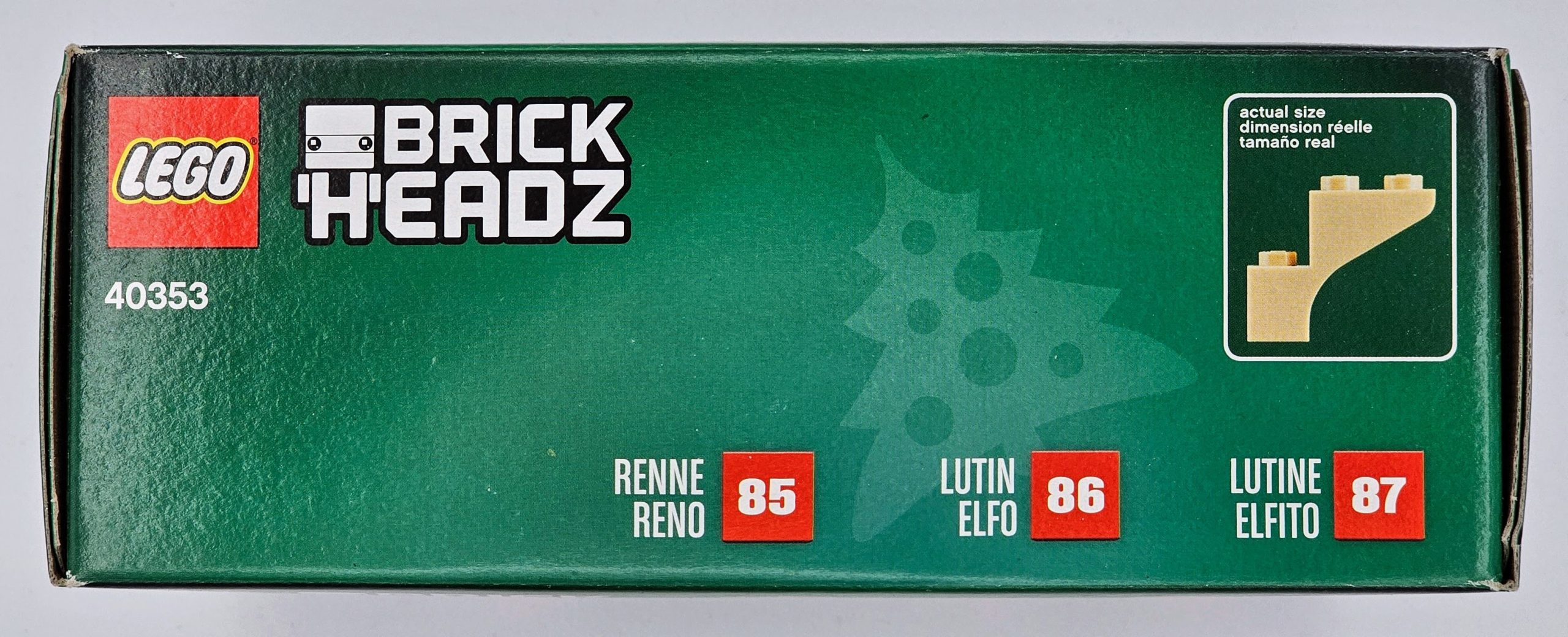 BrickHeadz LEGO 40353 – BrickHeadz Reindeer, Elf and Elfie LEGO 40353 - BrickHeadz Reindeer, Elf and Elfie - Image 3