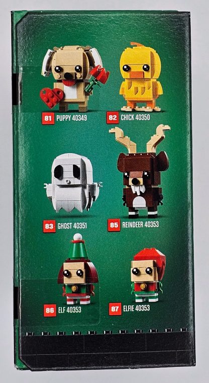 BrickHeadz LEGO 40353 – BrickHeadz Reindeer, Elf and Elfie