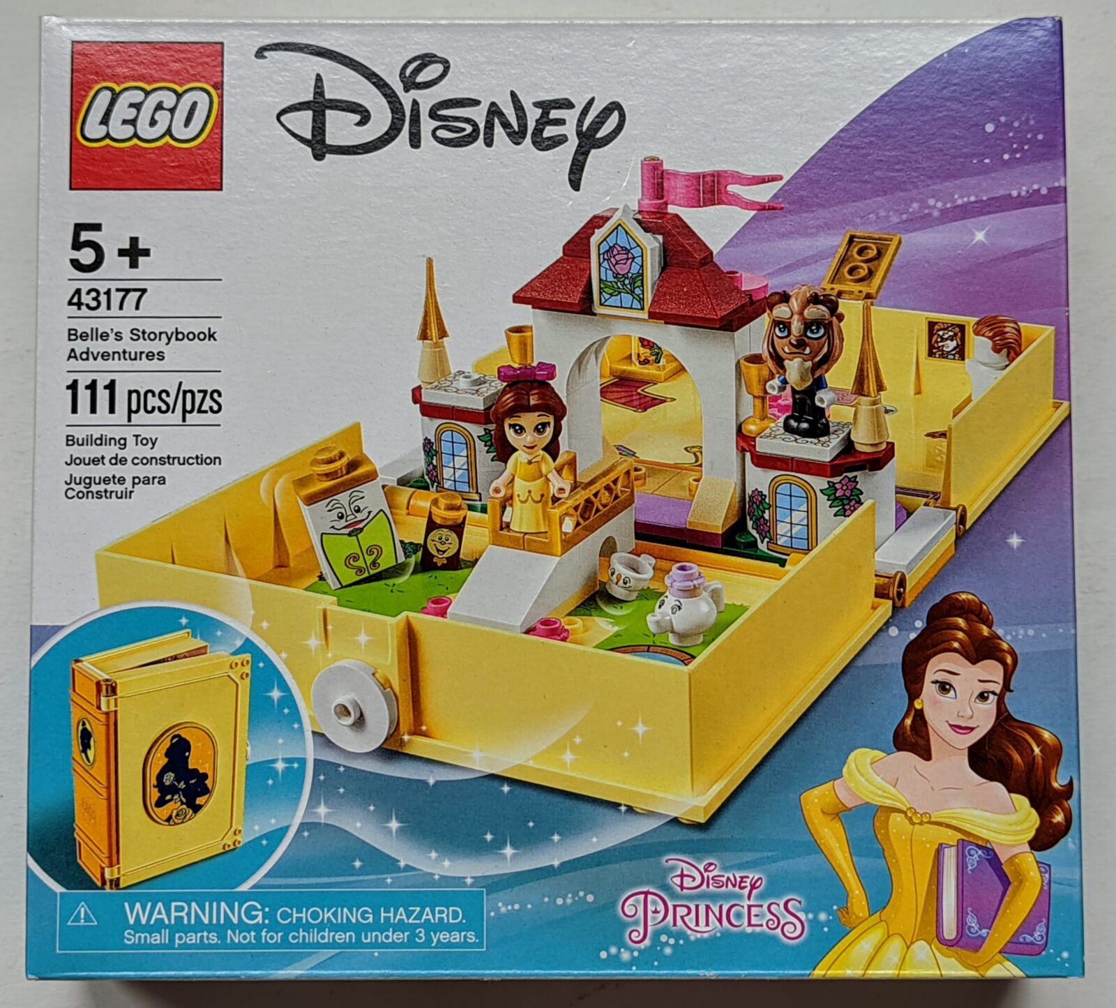 lego disney belle's storybook adventures princess building playset 43177