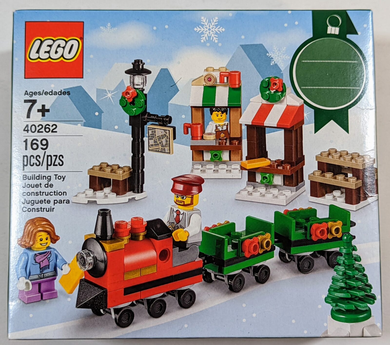 LEGO 40262 NEW Christmas Train car amusement park Ride 3 Minifig engineer child 