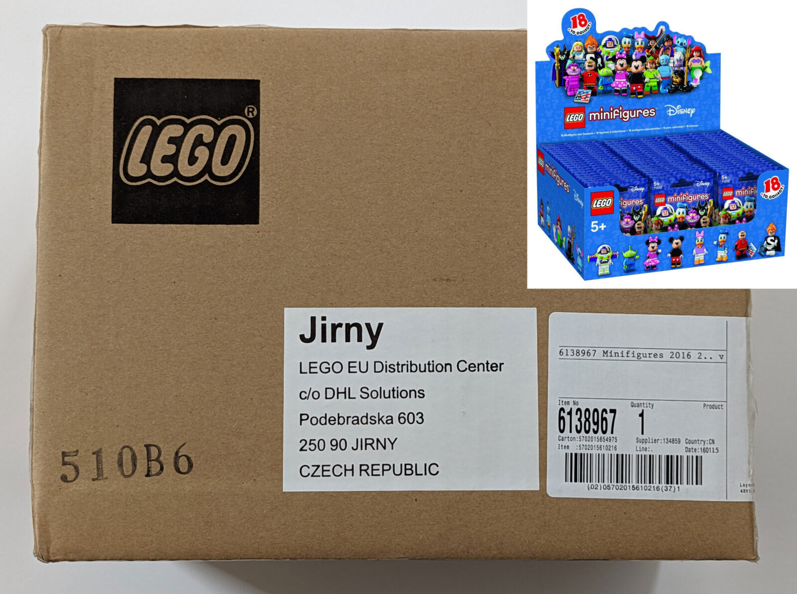LEGO MINIFIGURE DISNEY SERIES 1 - STITCH (71012) NEWUNOPENED!