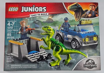 Juniors LEGO 10757 – Juniors Jurassic World Raptor Rescue Truck