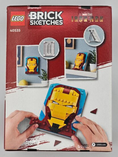 LEGO 40535 - Brick Sketches Iron Man - Image 2