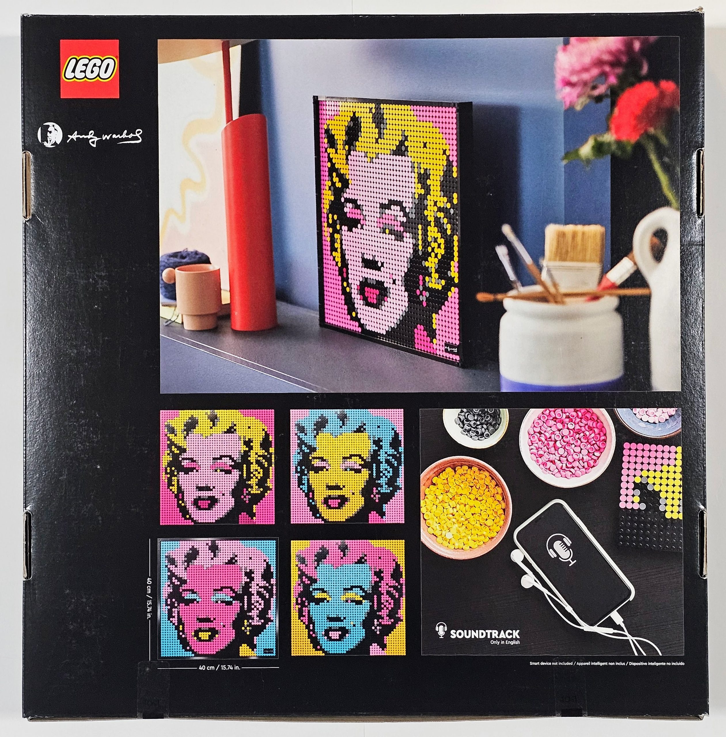 LEGO Art LEGO 31197 – Art Andy Warhol’s Marilyn Monroe *Box Damage LEGO 31197 - Art Andy Warhol's Marilyn Monroe *Box Damage - Image 2
