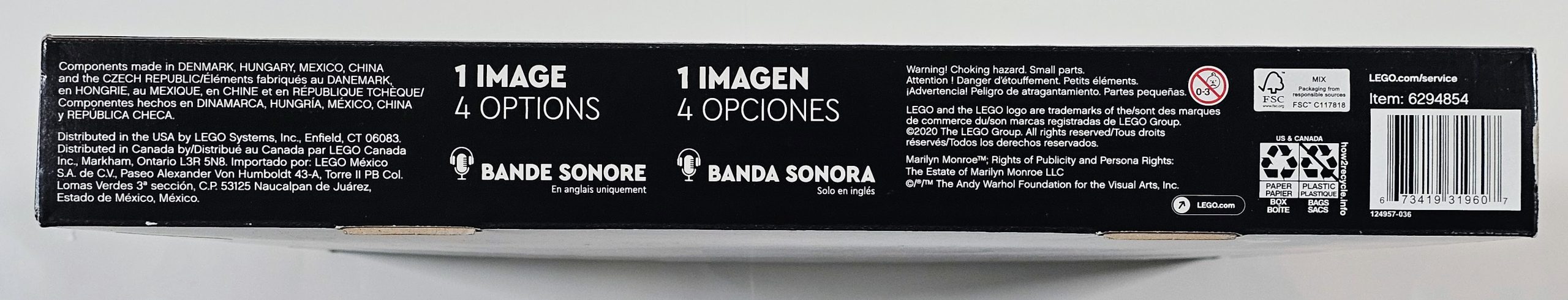 LEGO Art LEGO 31197 – Art Andy Warhol’s Marilyn Monroe *Box Damage LEGO 31197 - Art Andy Warhol's Marilyn Monroe *Box Damage - Image 6