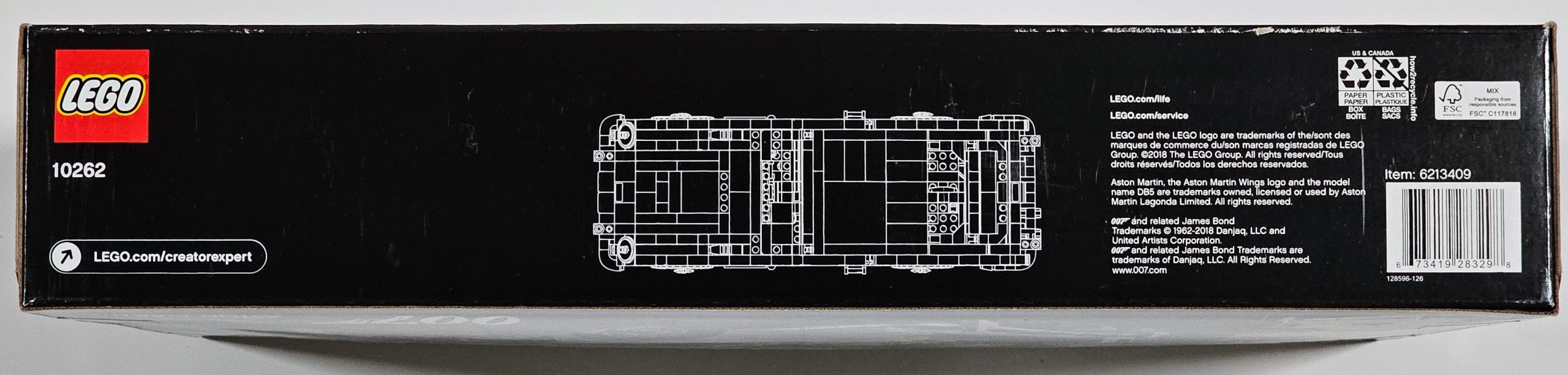 Creator LEGO 10262 – Creator Expert James Bond Aston Martin DB5 LEGO 10262 - Creator Expert James Bond Aston Martin DB5 - Image 4